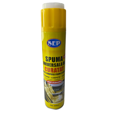 Spray SEP cu spuma activa pentru curatat tapiterie 650ml Spray SEP cu spuma activa pentru curatat tapiterie 650ml