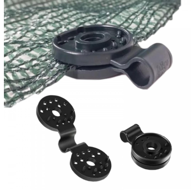 Set 100 Cleme rotunde pentru prins plasa umbrire