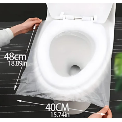 Set 100 protectii igienice pentru colac de toaleta