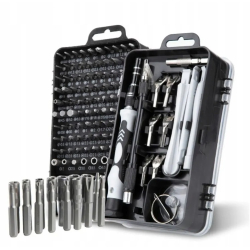 Set 105 piese de surubelnita precizie si biti