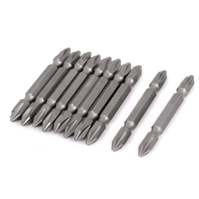 Set 10 Biti de impact cu 2 capete 65mm prindere 1/4 hexagonal