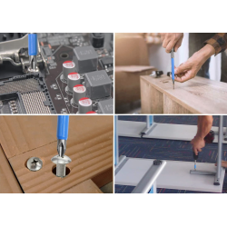 Set 10 Biti LUNGI 70mm magnetici pentru surubelnita