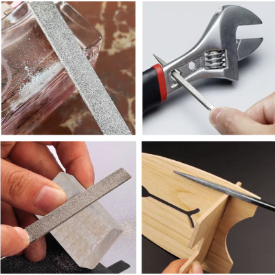 Set 10 Pile de precizie diamantate Diverse Forme 3x140x6 mm GR65006