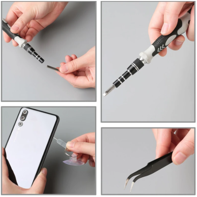 Set 115 accesorii Biti Surubelnita Chei