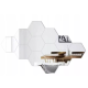 Set 12 Oglinzi Design Hexagon MARI 20x23 - Oglinzi Decorative Acrilice Cristal - Diamant - Fagure 12 bucati/set TA
