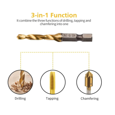 Set 13 piese Burghie si Taroduri combinat SAE si Metric AURII