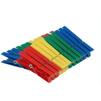 Set 144 Clesti din plastic pentru rufe cu clips BMX