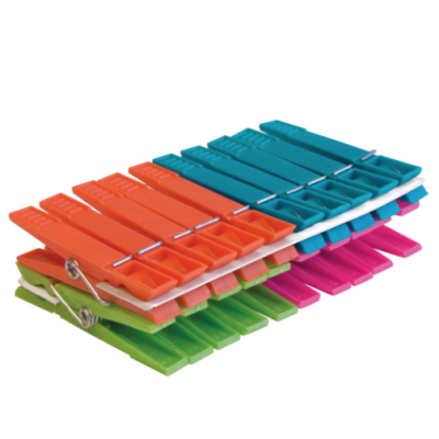 Set 144 Clesti din plastic pentru rufe cu clips BMX