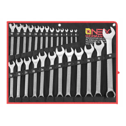 Set 25 chei fixe combinate 6 / 36 mm Chrome Vanadium Cr V OX 252