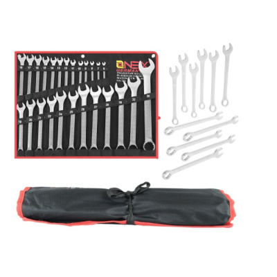 Set 25 chei fixe combinate 6 / 36 mm Chrome Vanadium Cr V OX 252
