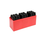 Set 27 poansoane litere 8 mm