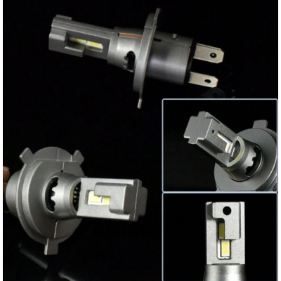 Set 2  Becuri auto LED Fq5 H4 F9 canbus 2 faze 180W/set 20000lm