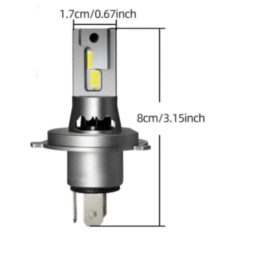 Set 2  Becuri auto LED Fq5 H4 F9 canbus 2 faze 180W/set 20000lm