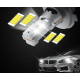 Set 2  Becuri auto LED Fq5 H4 F9 canbus 2 faze 180W/set 20000lm