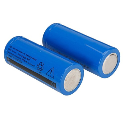Set 2 Acumulator 26650 ART FAT  BLUE 6800mAH 3.7V