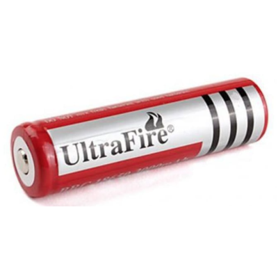 Set 2 Acumulatori UltraFire 18650 4200 mAh 3.7V ROSII