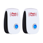 Set 2 Aparate Anti-Rozatoare si Tantari Pest Repeller Alb/Negru