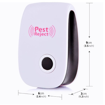 Set 2 Aparate Anti-Rozatoare si Tantari Pest Repeller Alb/Negru