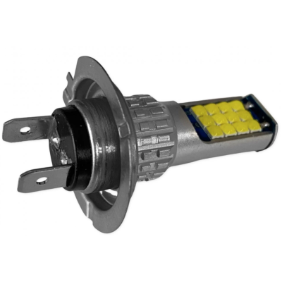 Set 2 Bec Led H7 3030 Smd 90W 9600lm/set cu 2 moduri de lumina (rece si calda) 30 LED