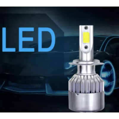 Set 2 becuri auto C6 H3 6000K 36W/bec 8000lm 60LED