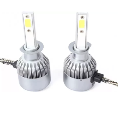 Set 2 becuri auto C6 H3 6000K 36W/bec 8000lm 60LED