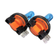 Set 2 becuri auto cu halogen H15 12V putere 15/55W Super White
