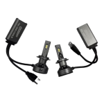 Set 2 becuri auto F9A LED H7 Canbus 150W 6000K 11000Lm 12V fara eroare