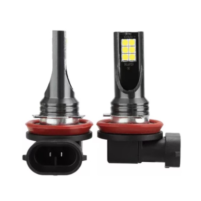 Set 2 becuri auto H11/H8 12 LED putere 80W temperatura 6000K