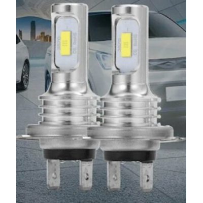 Set 2 Becuri auto H4 3570 cu doua faze 12 LED SMD putere 80W temperatura 6000K