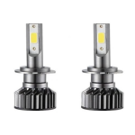 Set 2 Becuri Auto H7 cu Led Mini putere 50w 8000lm per bec temperatura 6000K