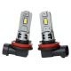 Set 2 becuri auto LED 9006 K7 model 3570 de 100W 10000 lumeni 6000k