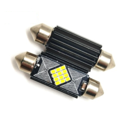 Set 2 Becuri Auto LED Canbus Interior 39 mm Alb