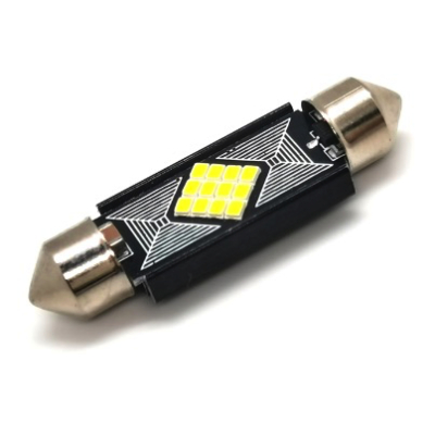 Set 2 Becuri Auto LED Canbus Interior 39 mm Alb