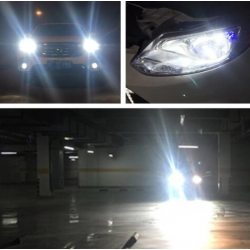 Set 2 Becuri auto LED D1S, 6500k, 110W/set, canbus Carcasa NEAGRA