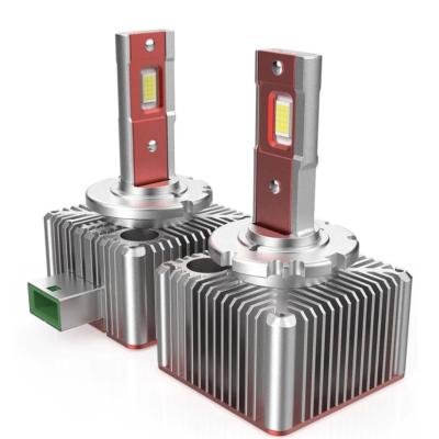 Set 2 becuri auto LED D3S 6500k 110W/set canbus Carcasa ROSIE