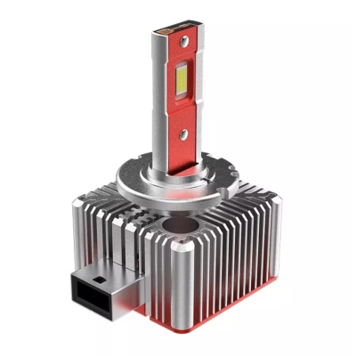 Set 2 becuri auto LED D3S 6500k 110W/set canbus Carcasa ROSIE