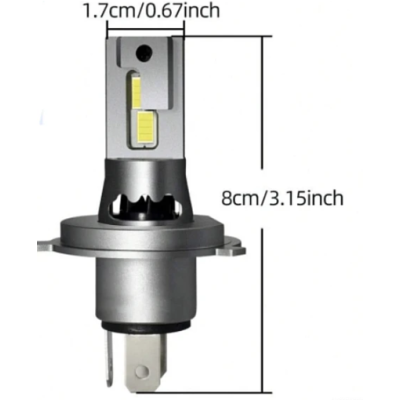 Set 2 Becuri auto LED Fq5 H4 canbus 2 faze 180W/set 20000lm 6000K