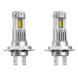 Set 2 becuri auto LED FQ5 H7 cu ventilator 12V putere 180W culoare 6000K 2 SMD 10000LM/bec