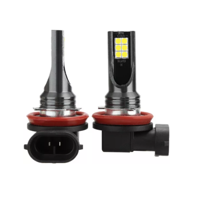Set 2 Becuri auto LED H11/H8 12LED putere 60W temperatura 6000K