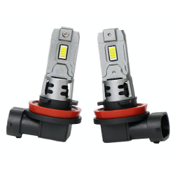 Set 2 becuri auto LED H11 K7 model 3570 de 100W 10000 lumeni 6000k