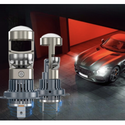 Set 2 Becuri auto LED K88 H7 280W/set cu lupa 28000lm