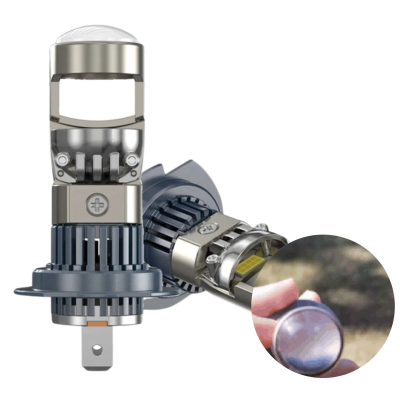 Set 2 Becuri auto LED K88 H7 280W/set cu lupa 28000lm