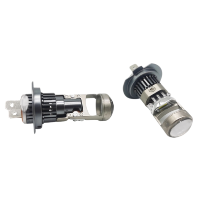 Set 2 Becuri auto LED K88 H7 280W/set cu lupa 28000lm