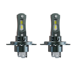 Set 2 becuri auto LED mini H4 K13 model 3570 de 150W 19000 lumeni 6000k