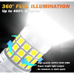 Set 2 becuri auto LED T20 42 SMD 120W 6000K 10000LM