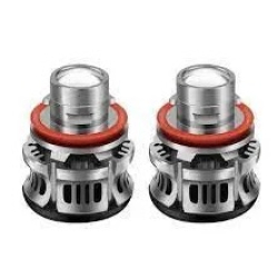 Set 2 becuri auto V6 H11, 100W, 6000K, 5200 lumeni, 0700