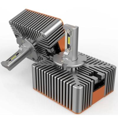 Set 2 becuri D5S led far auto xenon led 21000lm ORANGE