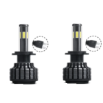 Set 2 Becuri H7 Led Auto X9 putere 60W temperatura 5500K 8000 lumeni/set