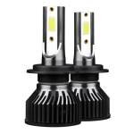 Set 2 becuri LED auto F2 H1 putere 100W temperatura 6000K lumina alba rece 12000 lumeni XL