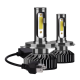 Set 2 becuri LED auto F2 H4 putere 100W temperatura 6000K lumina alba rece XL